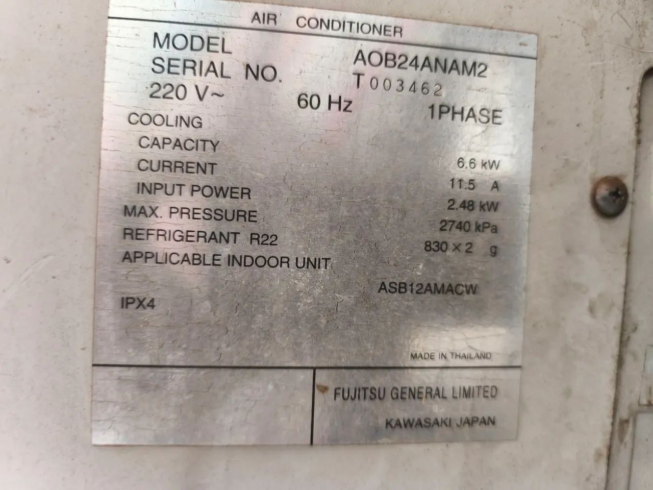Ar condicionado Fujitsu 24 BPUs com 2 evaporadorasdoras - Foto 4