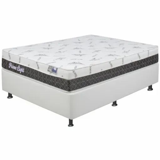 Colchão Casal Prime Molas Ensacadas + Base Box - Entrega Rápida 