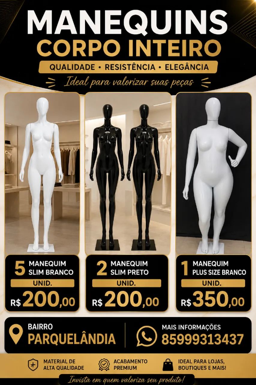 Manequim feminino 