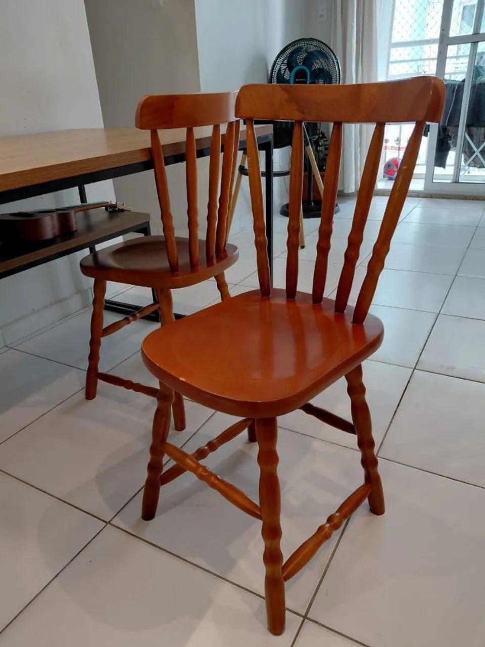Conjunto de Jantar Estilo Industrial (Mesa, 2 Cadeiras e Banco) - Foto 3
