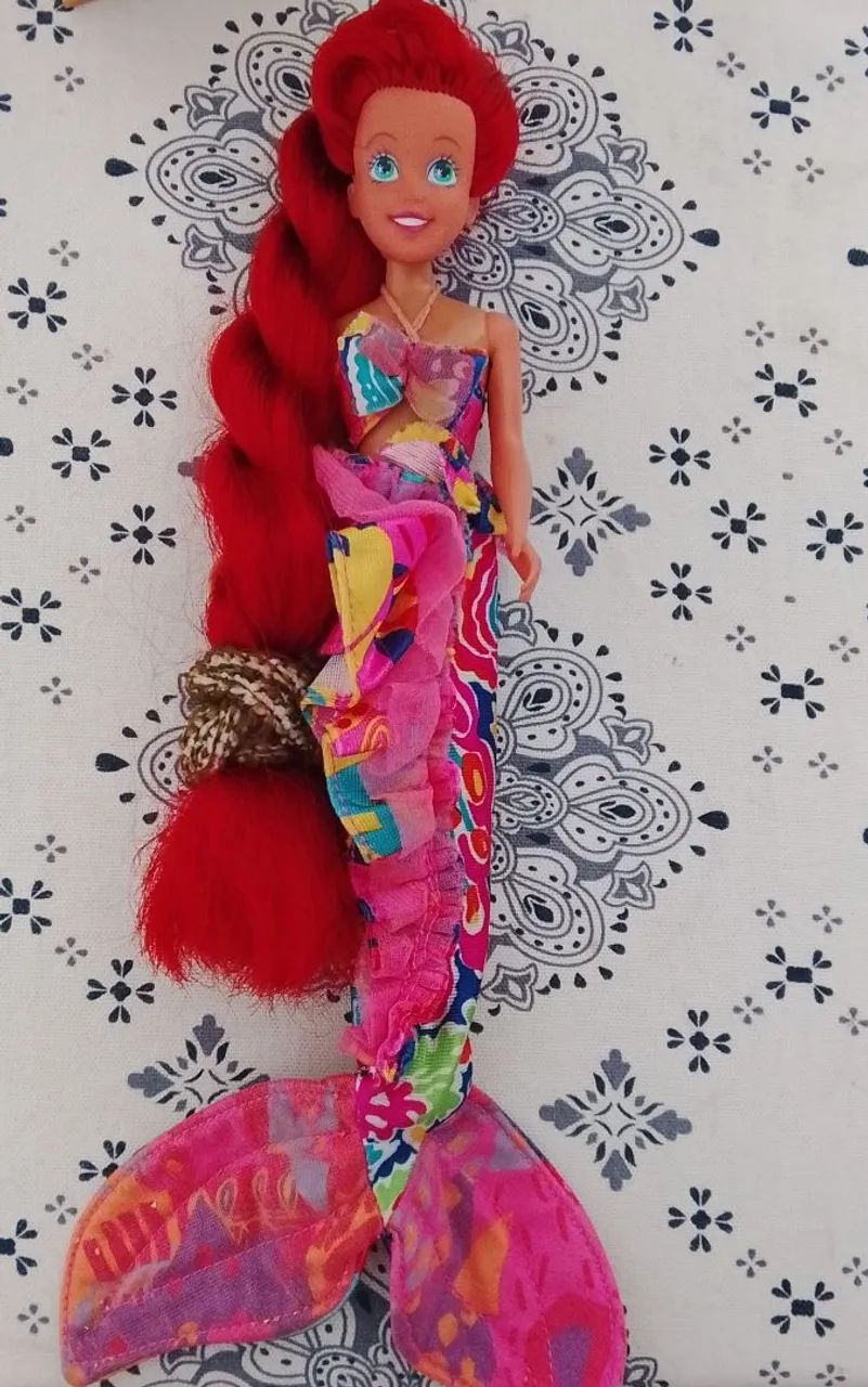 Boneca Ariel Disney Dos Anos 1992 (USADO) - Foto 3