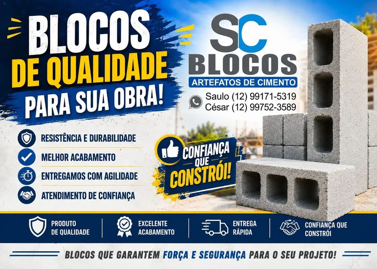 SC blocos artefatos de cimento 