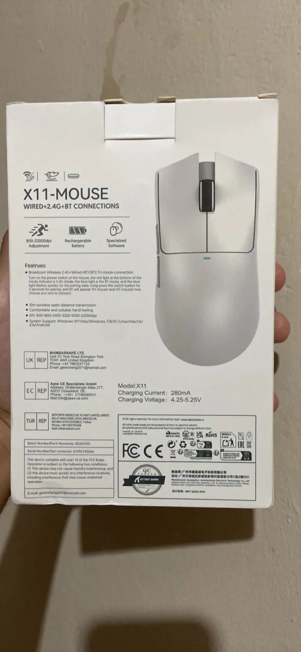 Mouse Gamer Attack Shark X11 - Foto 2