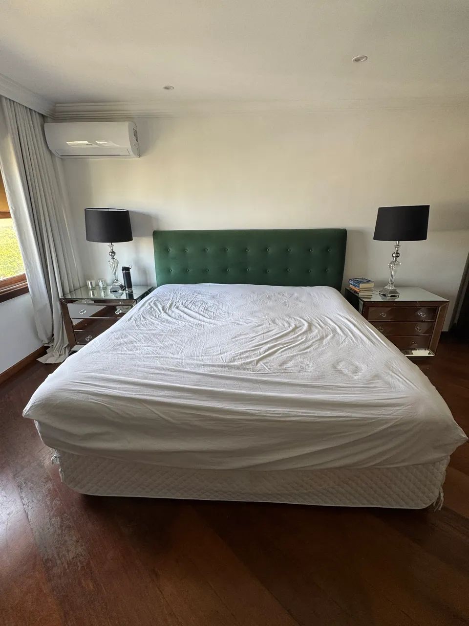 Cabeceira de cama King veludo  - Foto 2