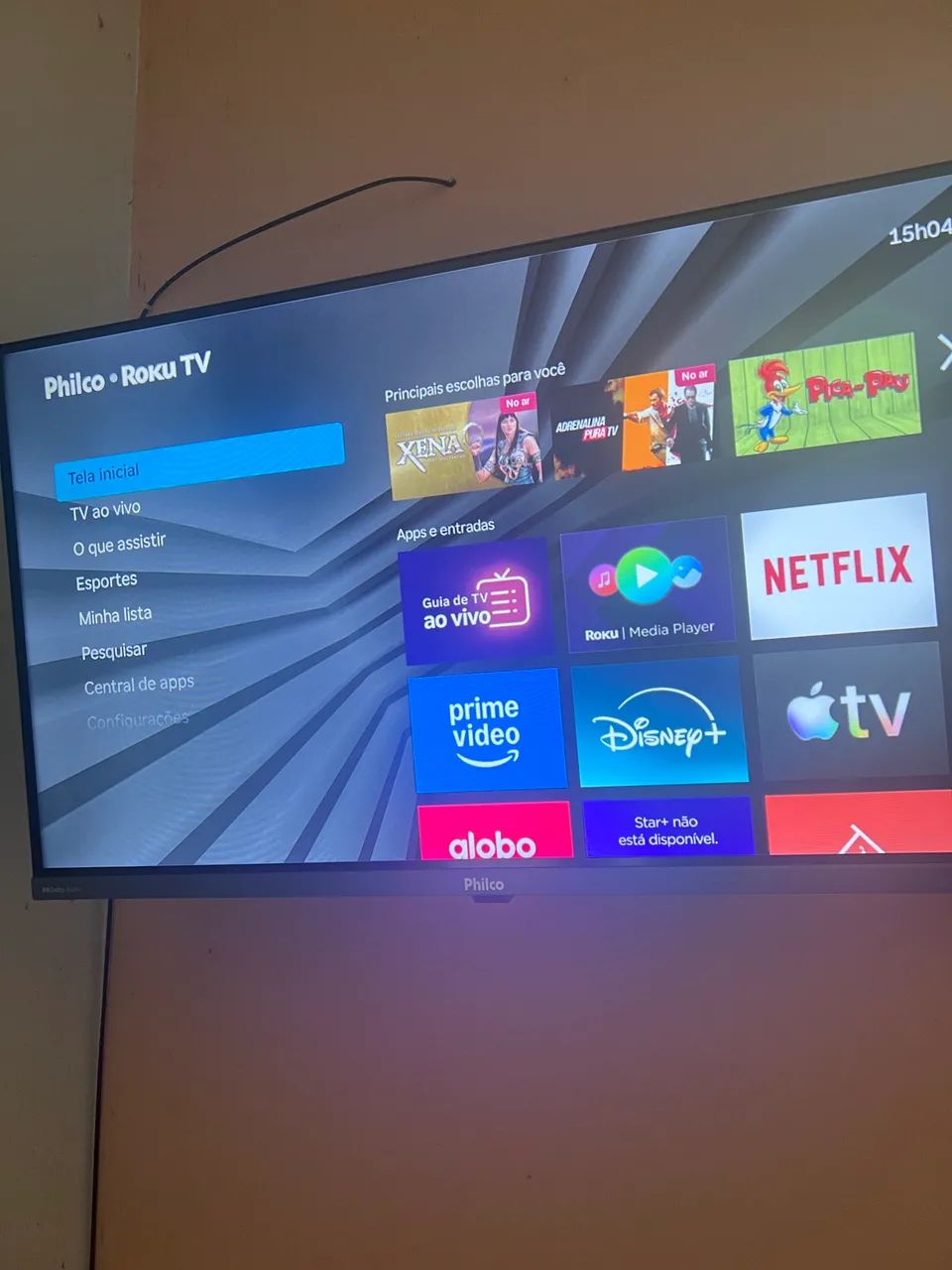 Smart TV Philco semi nova perfeita com nota fiscal! Aceito cartão  - Foto 2