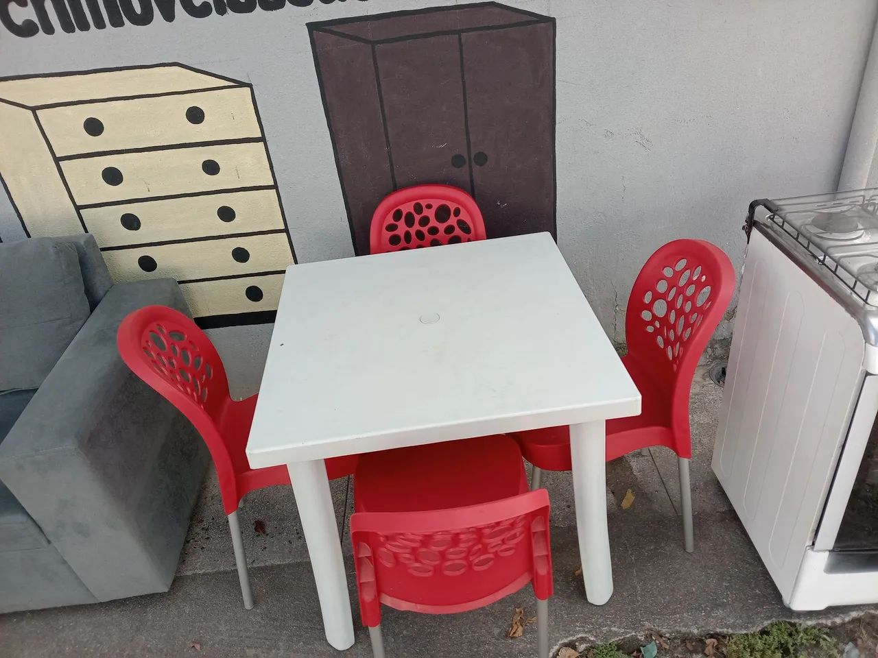 Mesa com 4 cadeiras  - Foto 2