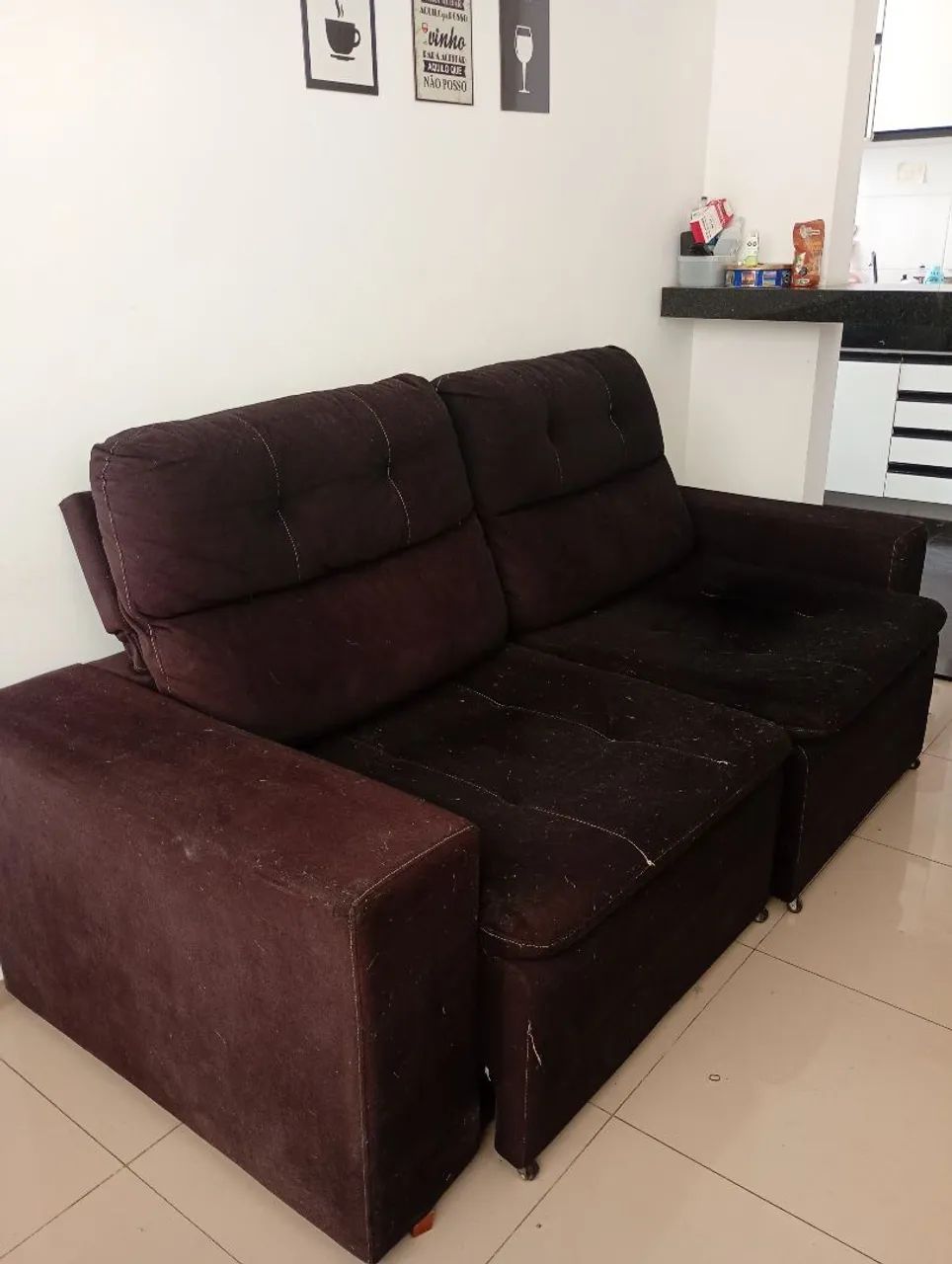 Sofá retrátil 2 lugares - Foto 2