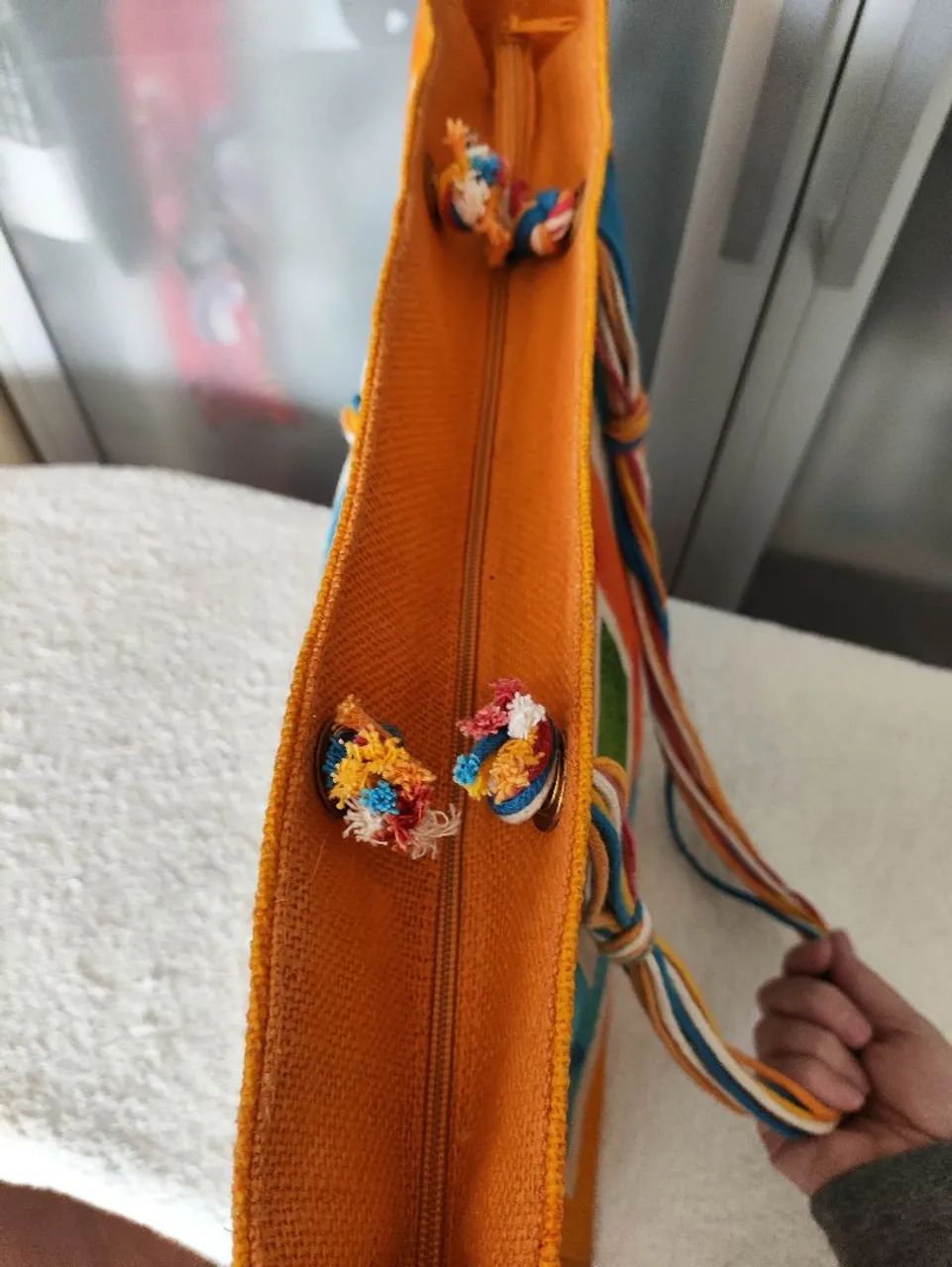 Bolsa de praia em juta - Foto 5