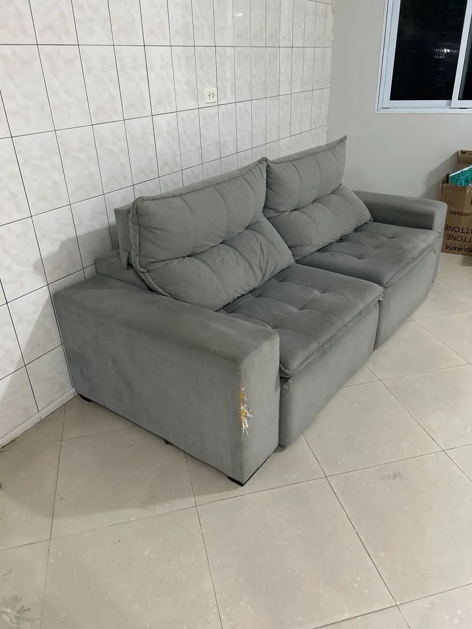 Sofá retrátil Sylvia design 2,30m - Foto 2