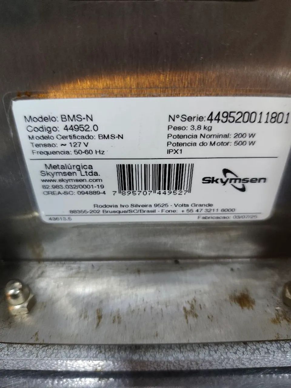 Batedor de Milk Shake Skymsen (BMS-N) 127V. - Foto 4