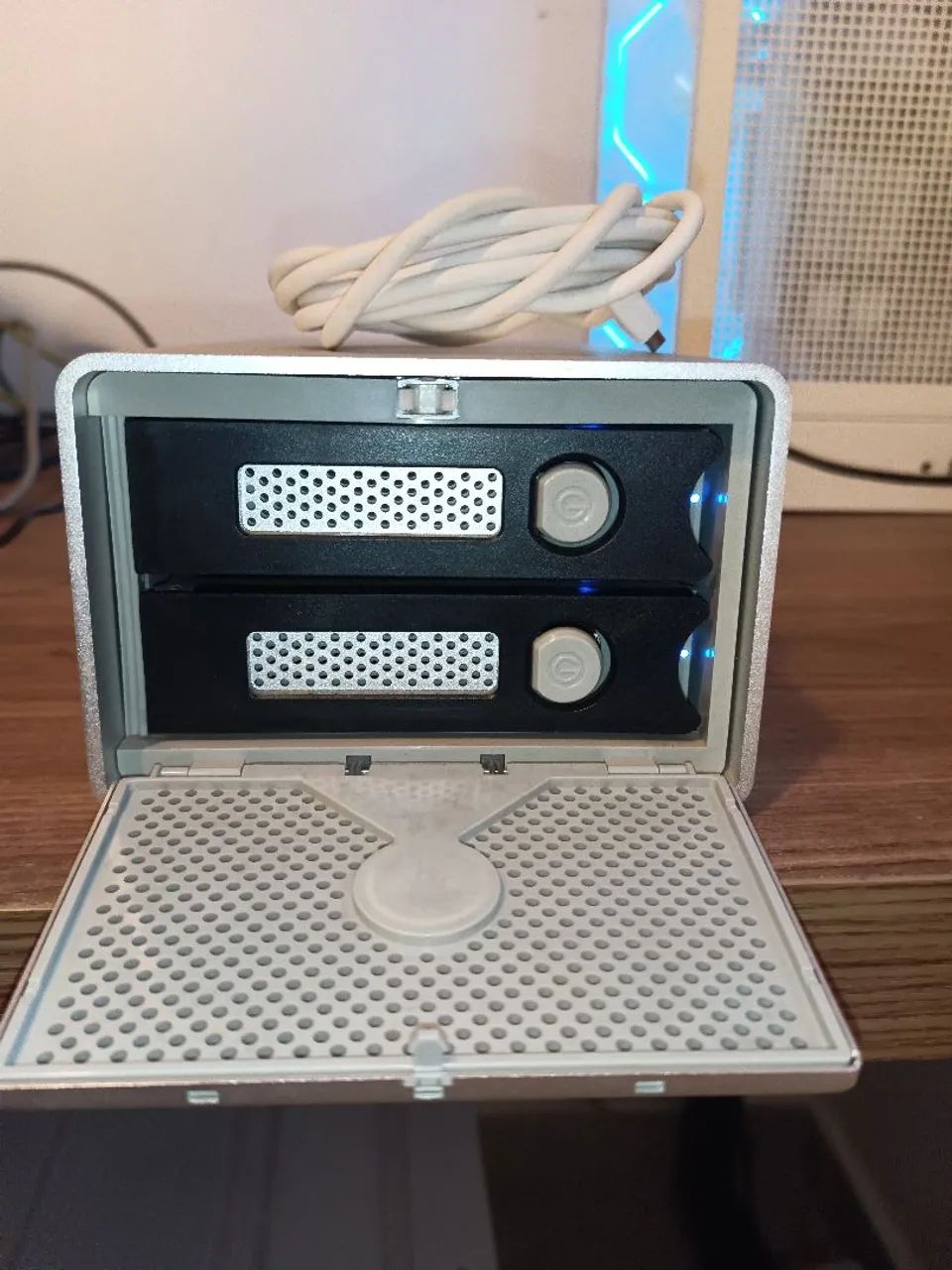 HD externo 10tb G-RAID Thunderbold Para Mac e Windows  - Foto 3