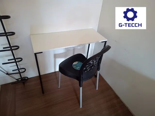 Mesa Multiuso NOVA Escrivaninha Estilo Industrial para Notebook Computador escritório birô - Foto 4