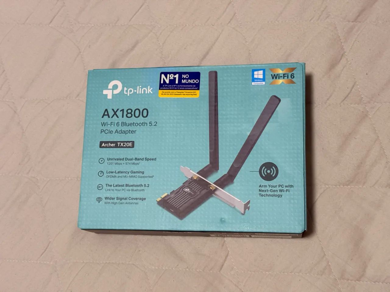 Adaptador TP-LINK Archer TX20E | Wi-fi 6 e Bluetooth 5.2 | Pci-e X1