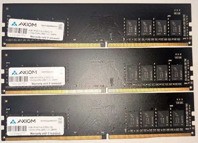 3 Módulos de Memória Ram Axiom 8 GB  - Foto 2