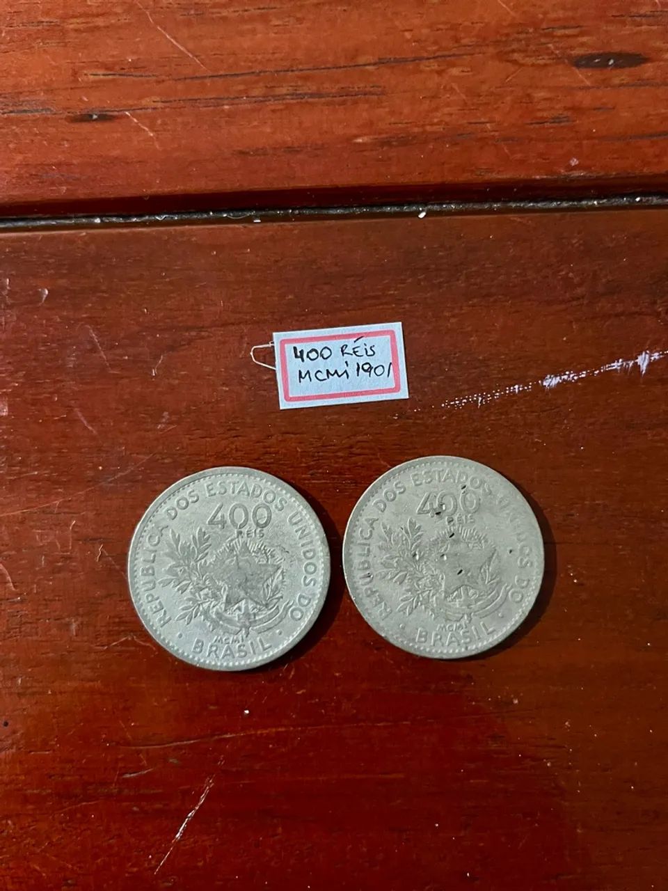 400 réis - MCMI 19001 - 2 unidades 