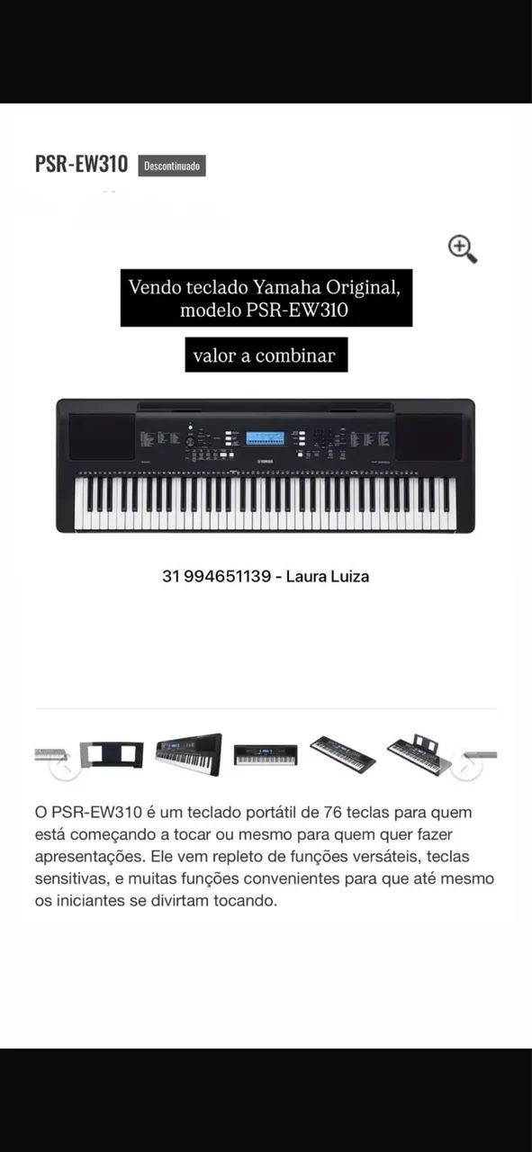 TECLADO YAMAHA