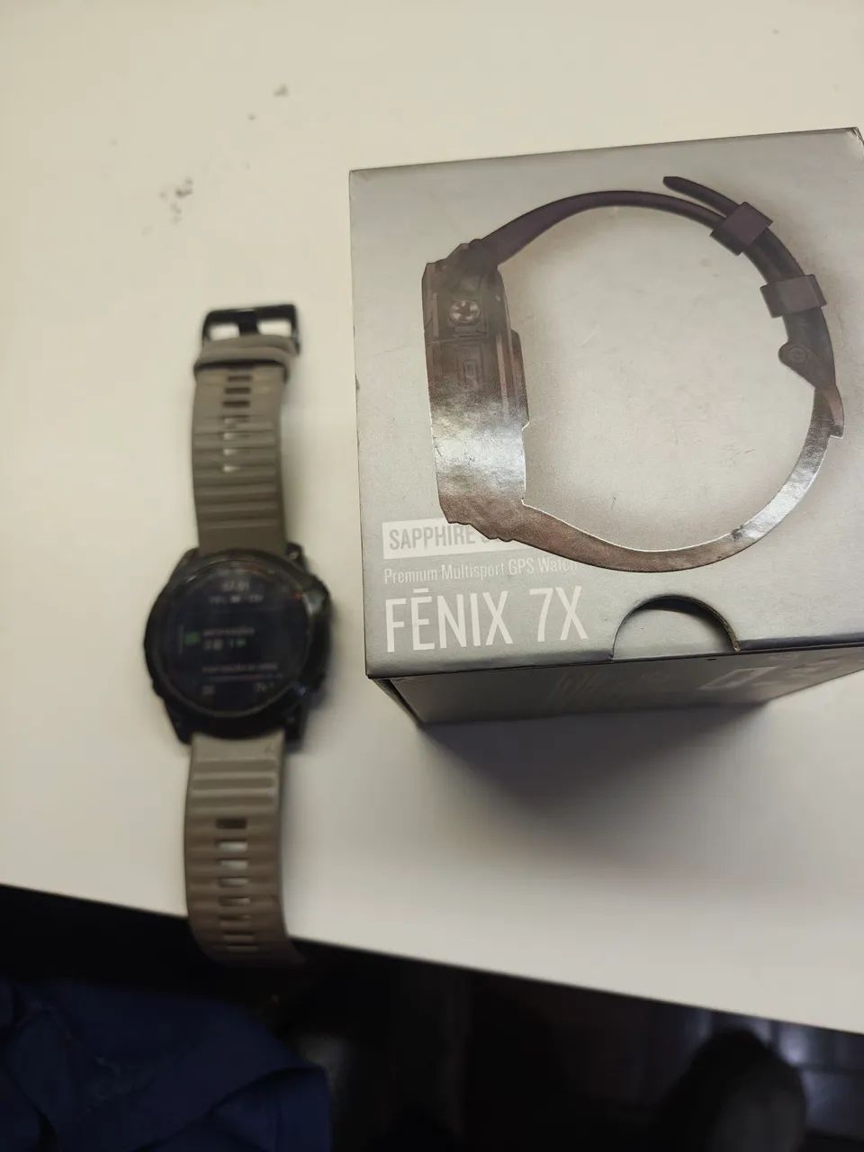 Relógio Garmin fênix 7x Sapphire solar - Foto 4