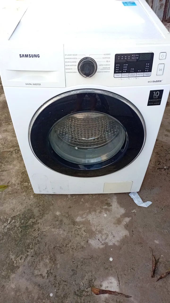 Máquina de lavar 11kl modelo inverter funcionando tudo garantia