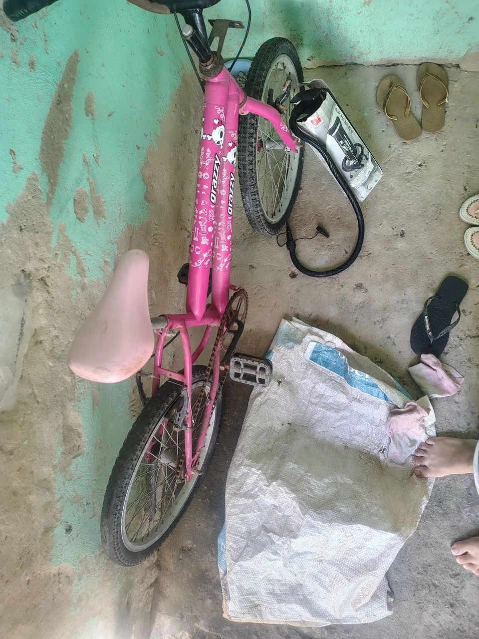 Bicicleta aro 20 em boas condições  - Foto 5