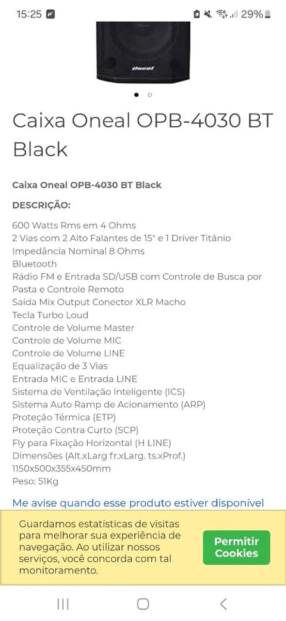 Oneal Caixa de som ativa . 600w rms - Foto 4