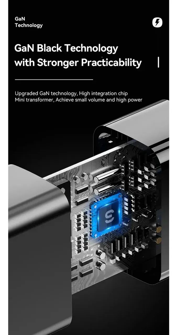 Carregador 20w Dual Usb Essager Preto + Cabo Usb-c Lightning - Foto 2