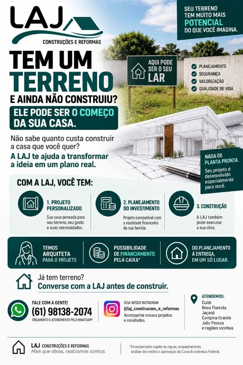 Construa sua casa do seu jeito!