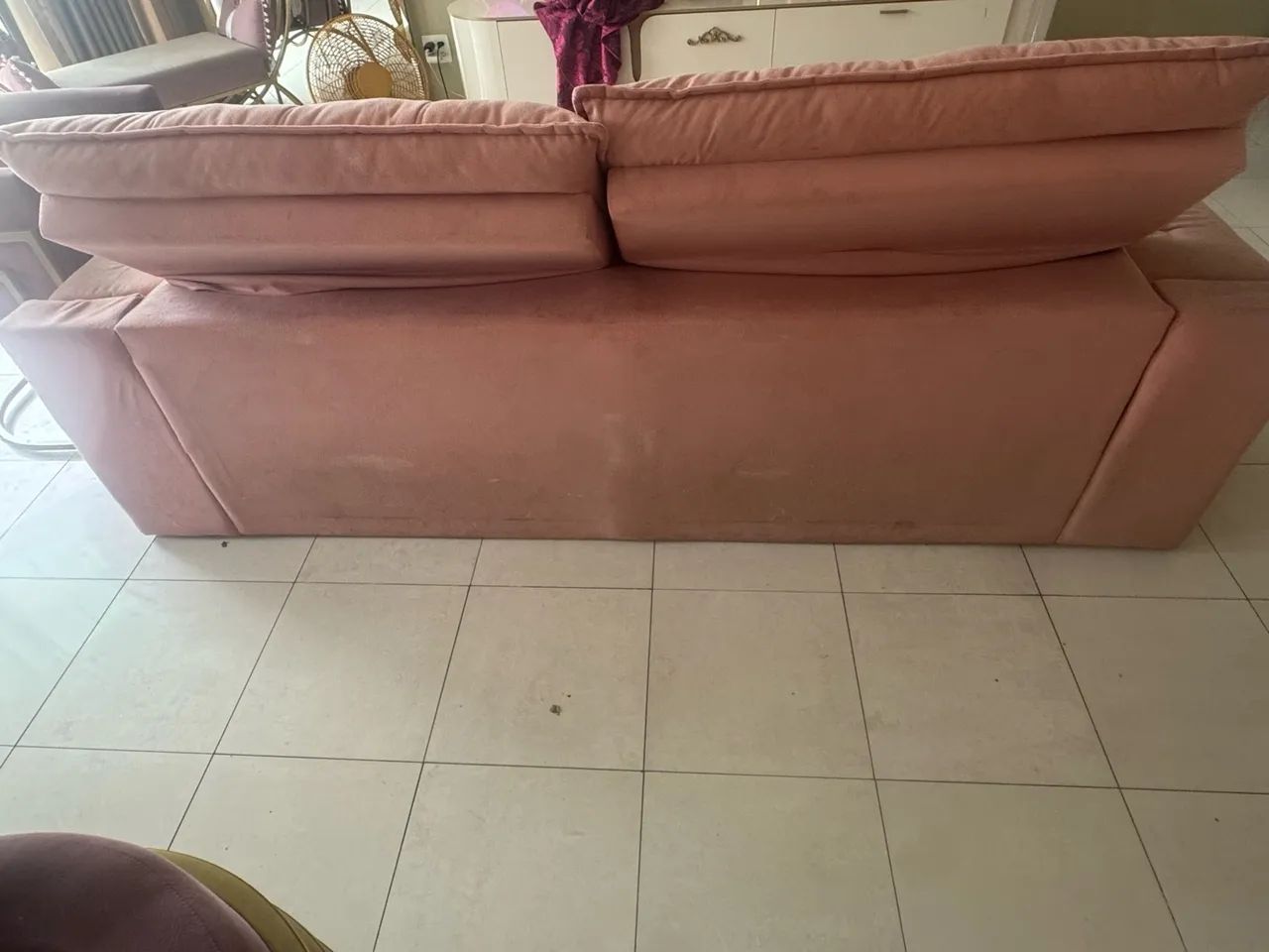 Vendo sofa retratil rosa - Foto 3