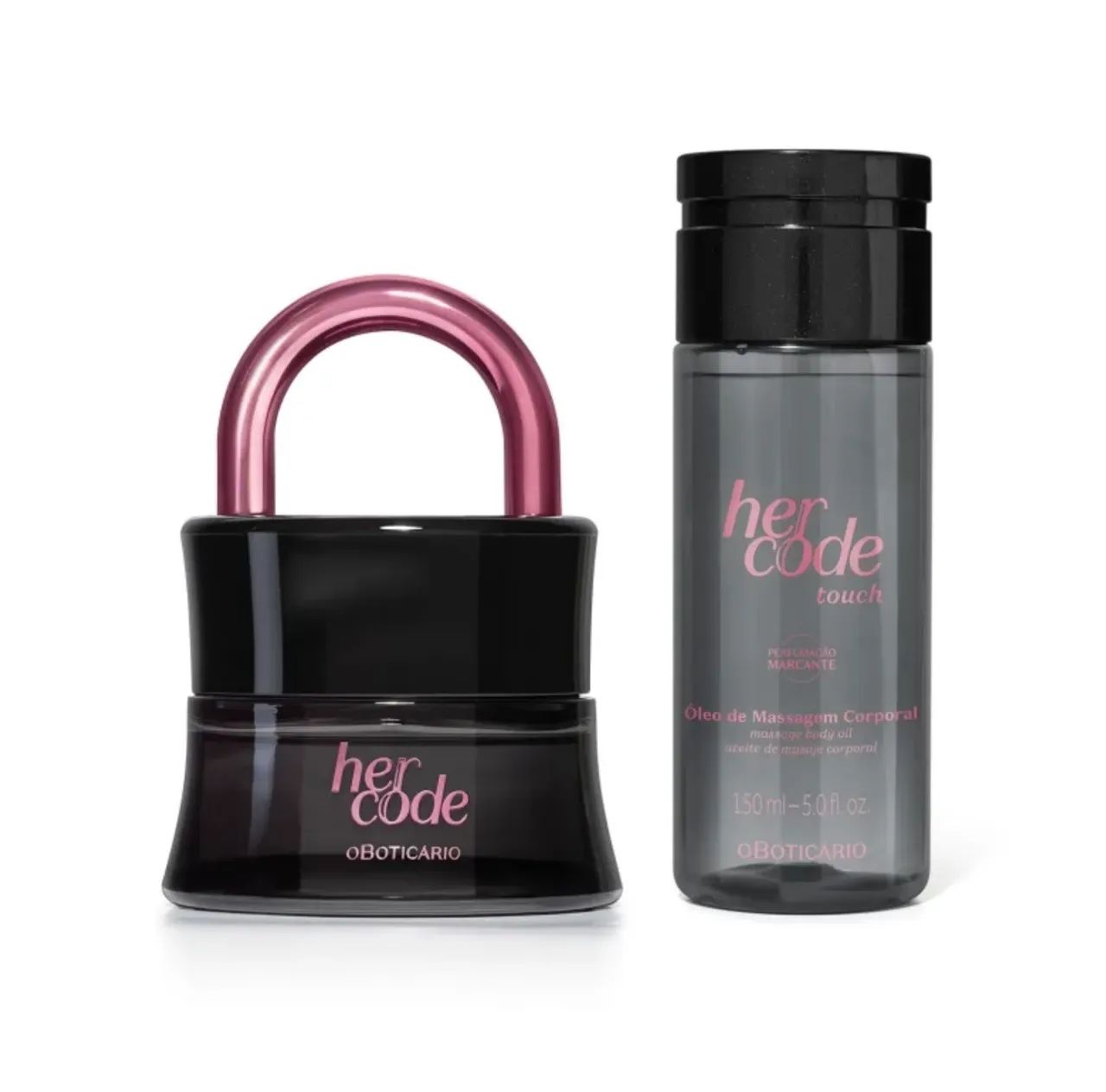 Combo Her Code Touch: Eau De Parfum 50ml + Óleo de Massagem Corporal 150ml