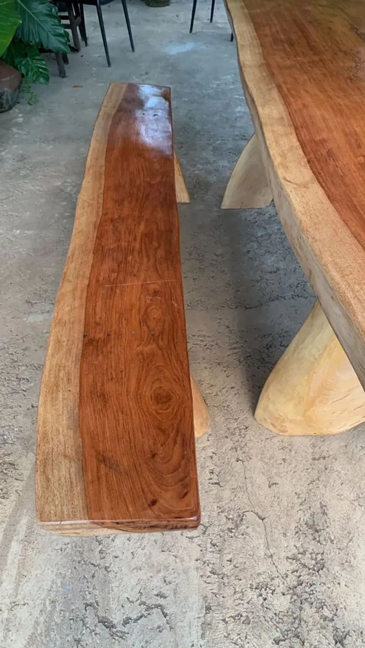 Mesa de jantar 8lugares em jatobá. - Foto 5