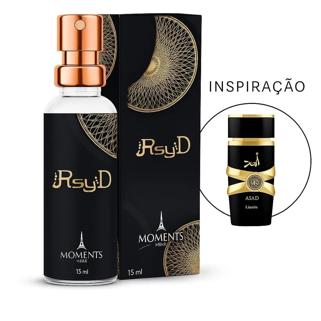 Perfumes de Bolso 15ml - Moments Paris - Beleza e Cuidados