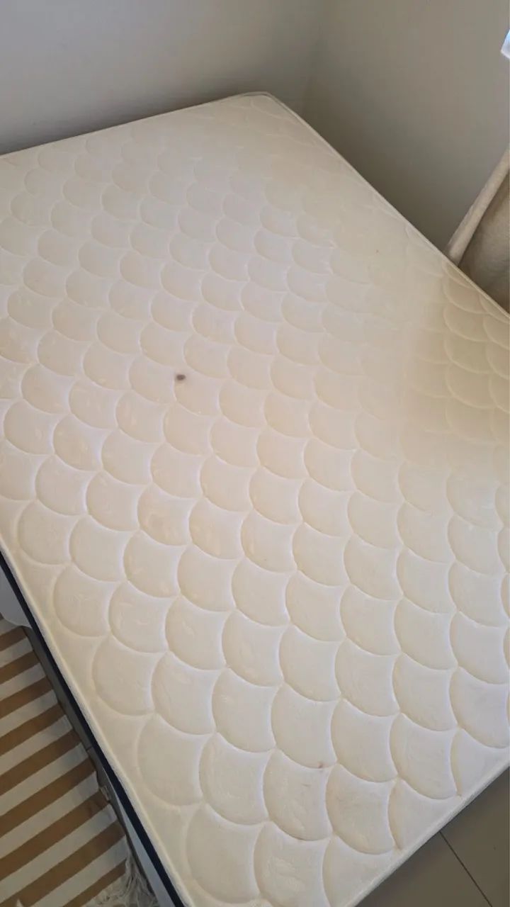 Cama box e Colchão Casal Jasmim Plus - Sleep Colchões (Molas Ensacadas) - impecável - Foto 4