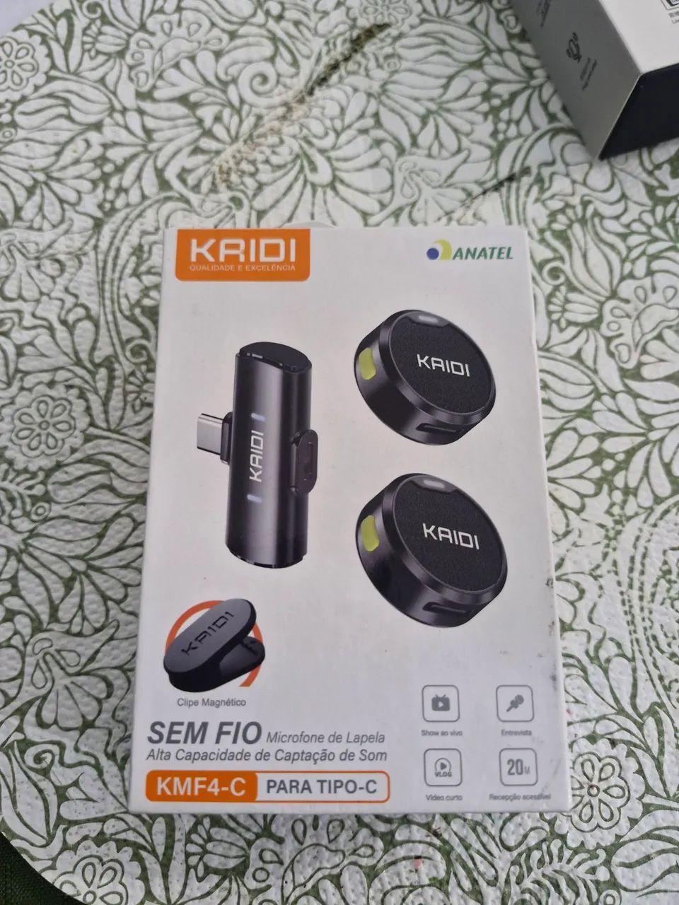 Microfone sem fio Kaidi