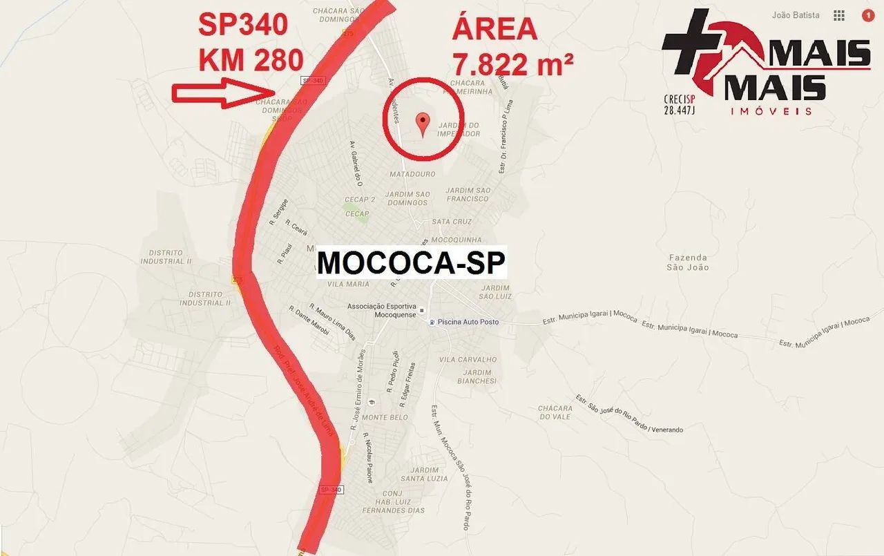 Terreno Área à venda com 7822 m² em Mococa - Foto 2
