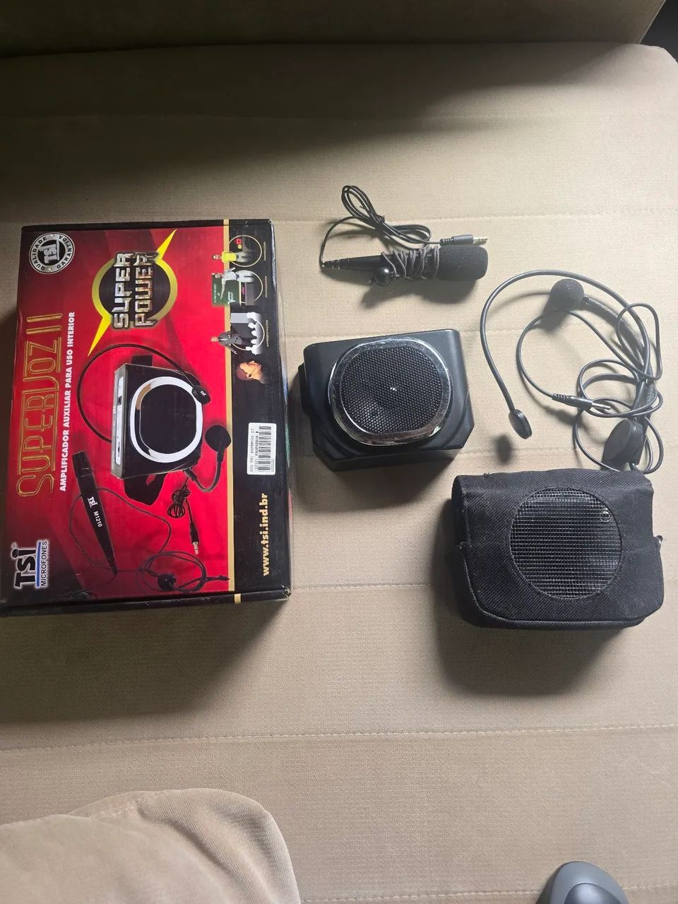 Microfone Auxiliar De Voz Tsi Supervoz II 