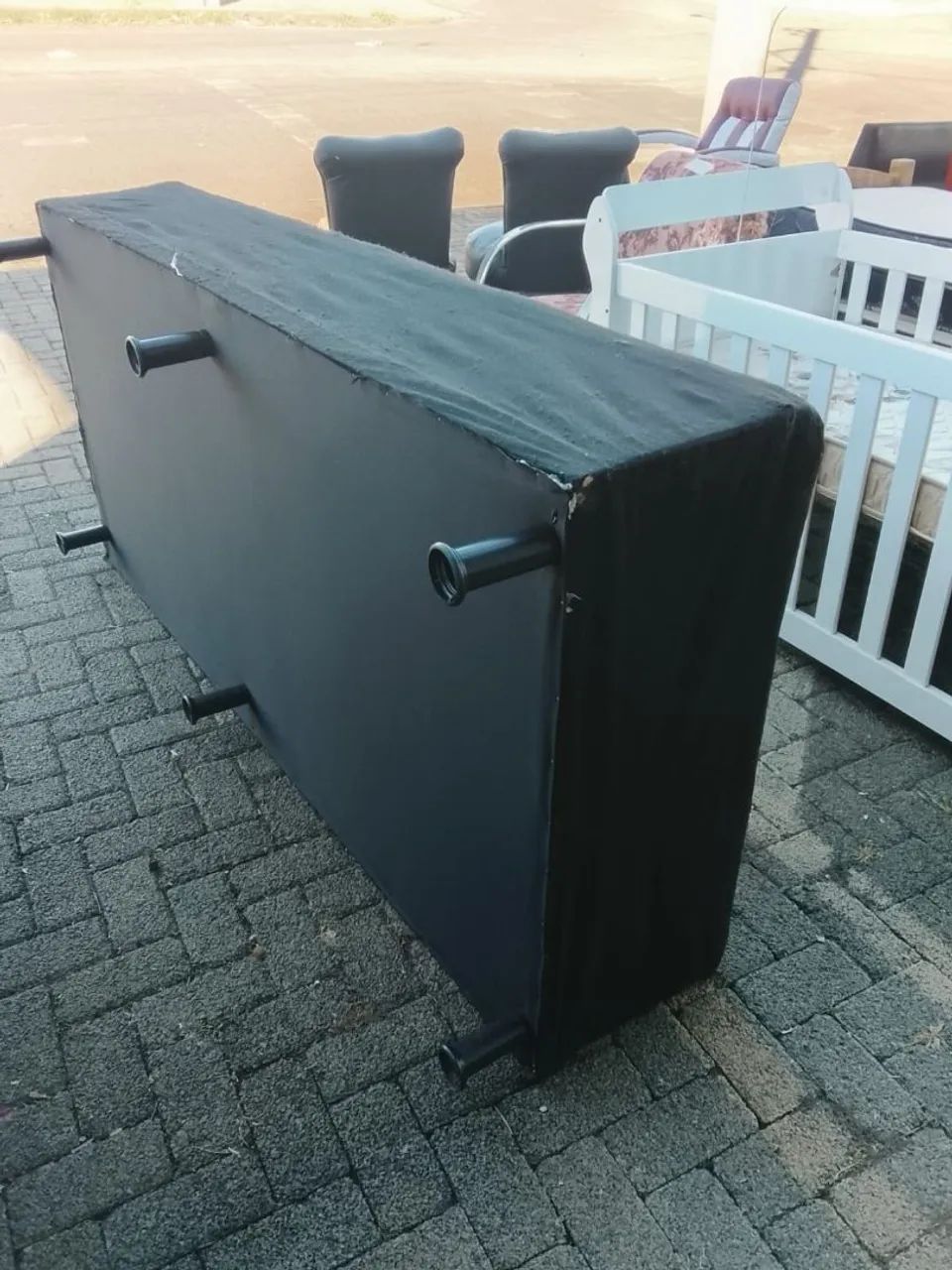 Base de cama box solteiro USADA ENTREGA dentro de Uberlândia MG  - Foto 4
