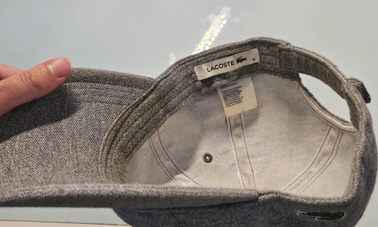 Boné Lacoste cinza - Foto 5