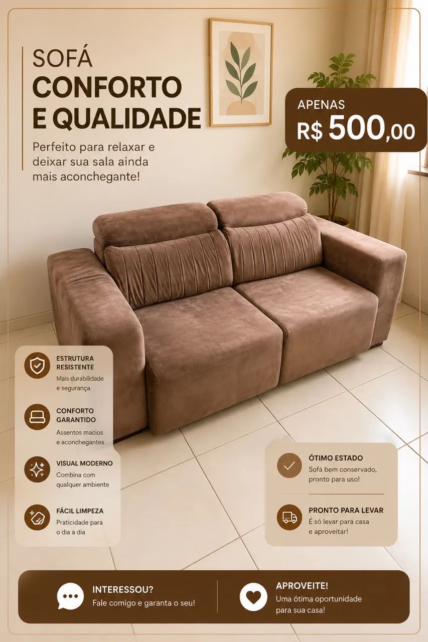 ? SOFÁ RETRÔ INCLINÁVEL