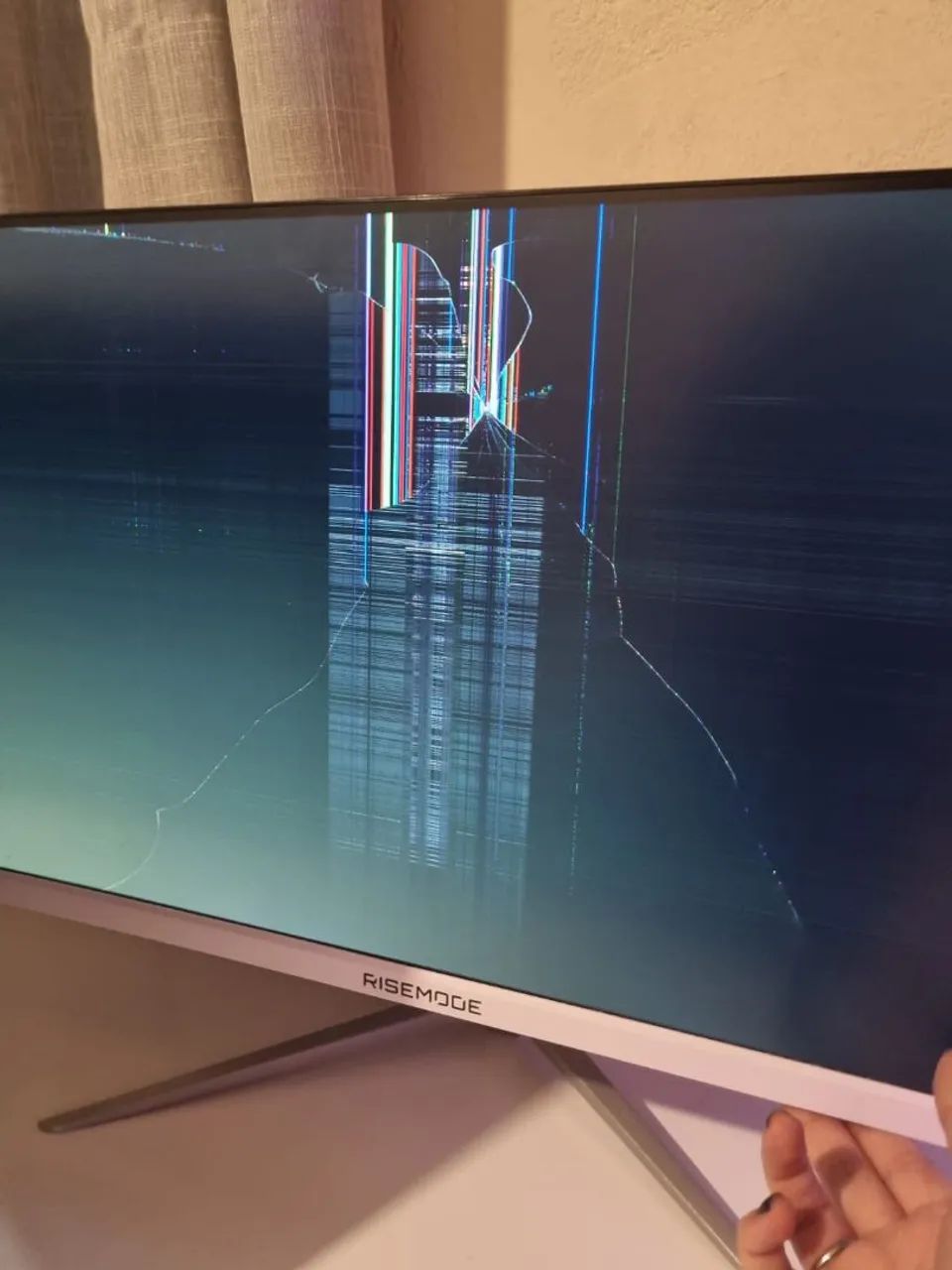 Monitor Rise Mode 24" 180Hz Branco - Para Retirada de Peças - Foto 3