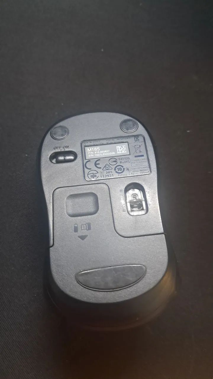 Mouse Sem fio M185 Logitech  - Foto 3