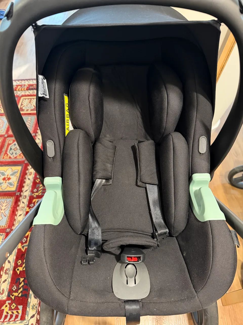 carrinho kit ABC Design Como 4 Completo + Moisés + Bebê Conforto Risus - Foto 4