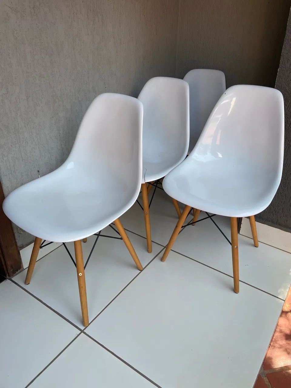 4 Cadeiras Eames Eiffel - Foto 4