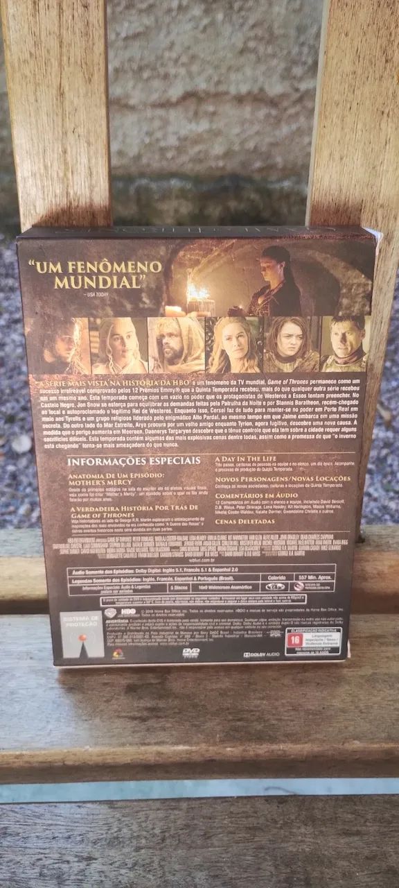 DVD box Game Of Thrones 5ª temporada completa  - Foto 3