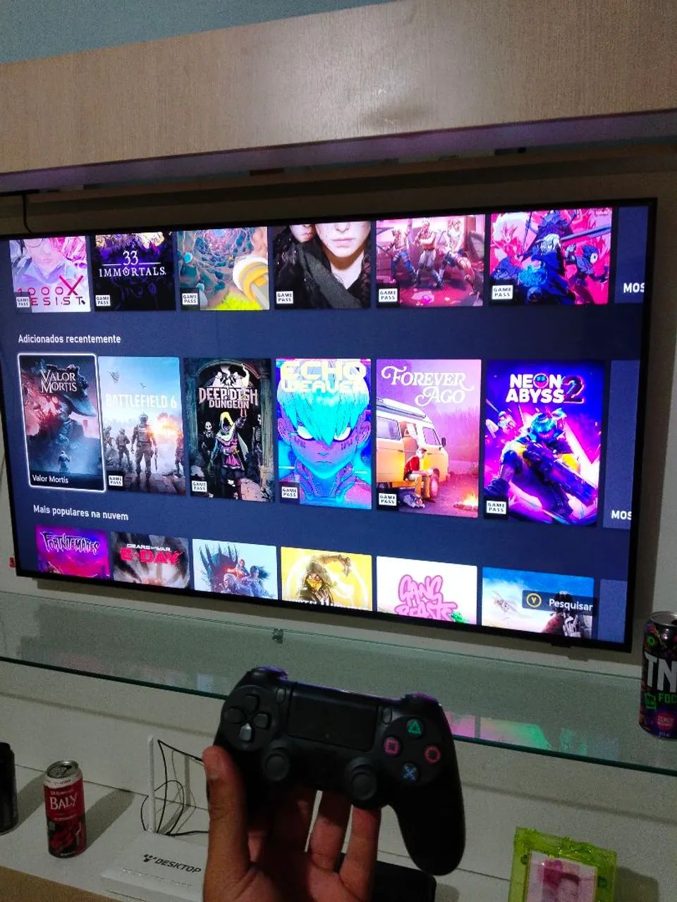Vendo tv Samsung 50 polegadas smart UHD cristal Xbox integrado  - Foto 2