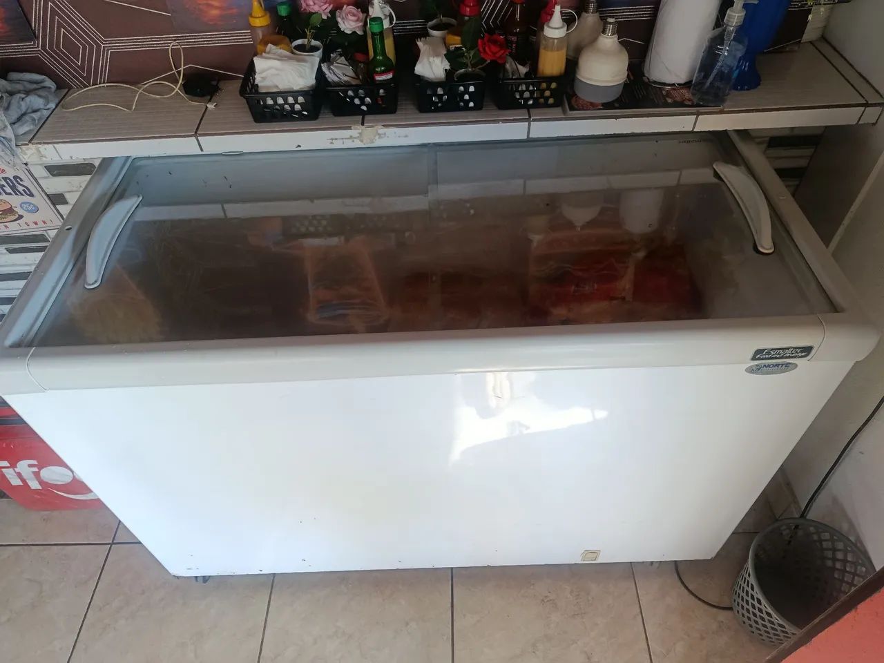 Freezer Esmaltec 2 tampas de vidro  - Foto 3