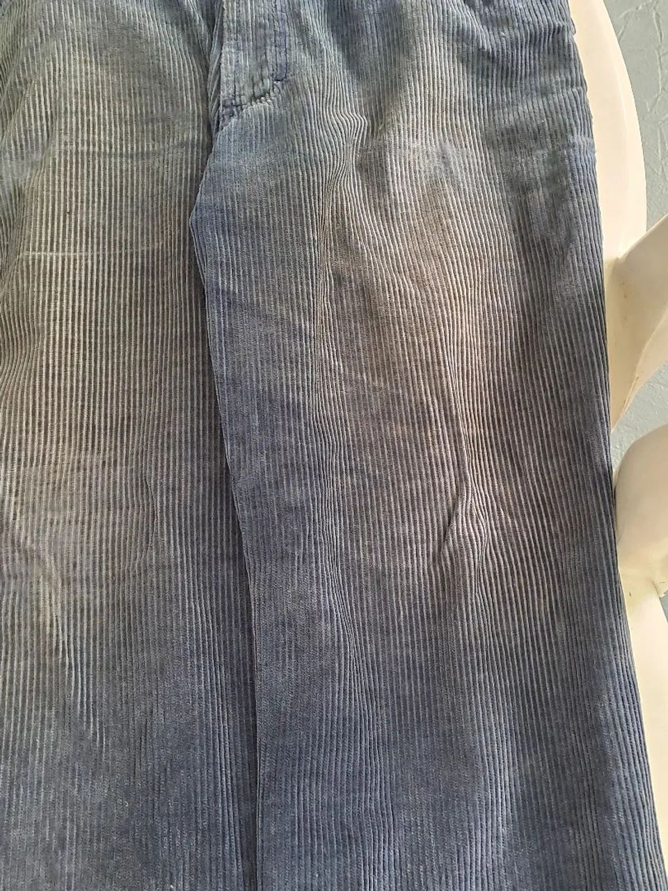 Calça  McGregor, de veludo cotêlê, aproximadamente 90 cm - Foto 3