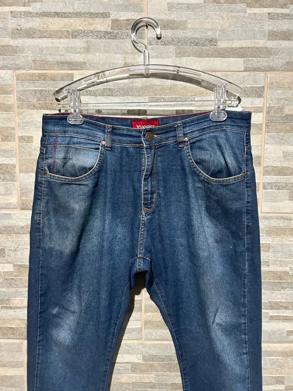 Calça jeans azul Wrangler 44 - Foto 4