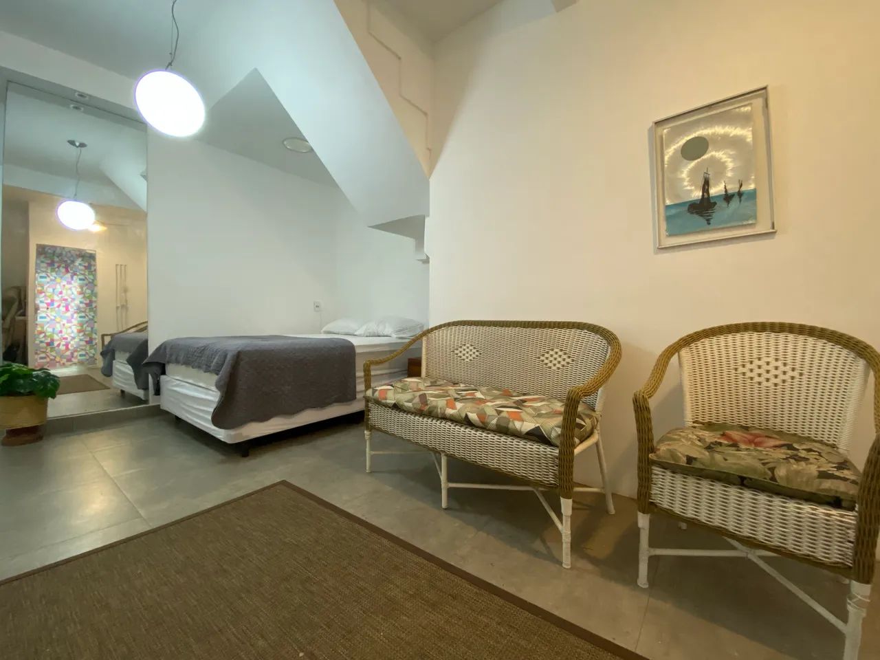 100m da praia - TEMPORADA - Studio COMPLETO com cozinha  - Foto 6