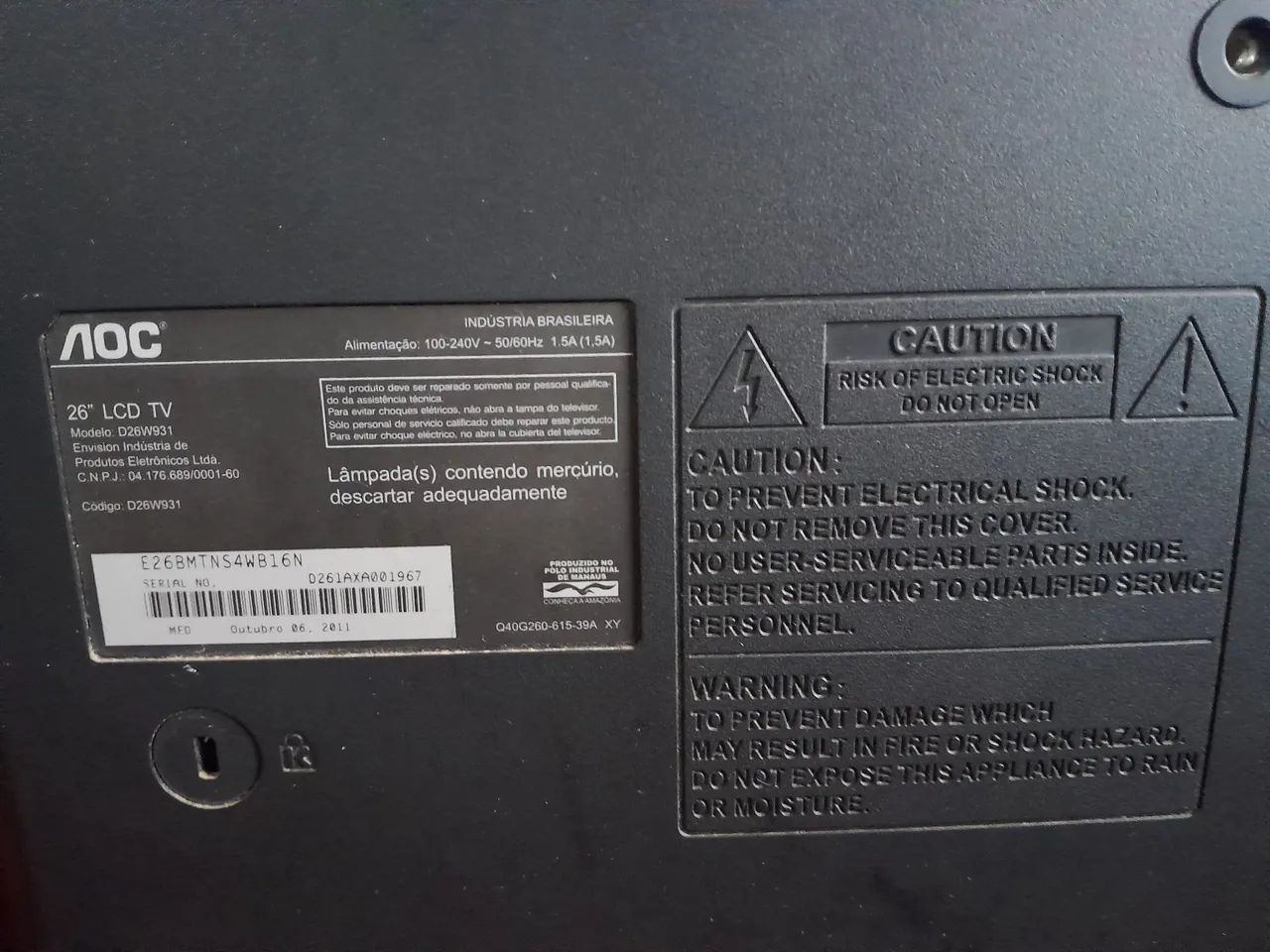 2 TVs, Para Retiradas de peças  - Foto 5