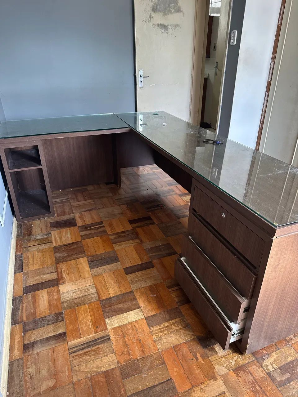 Mesae escritório em L - Foto 2