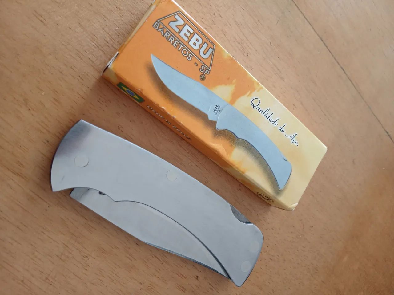 Canivete Aço Inox Zebu - Foto 3